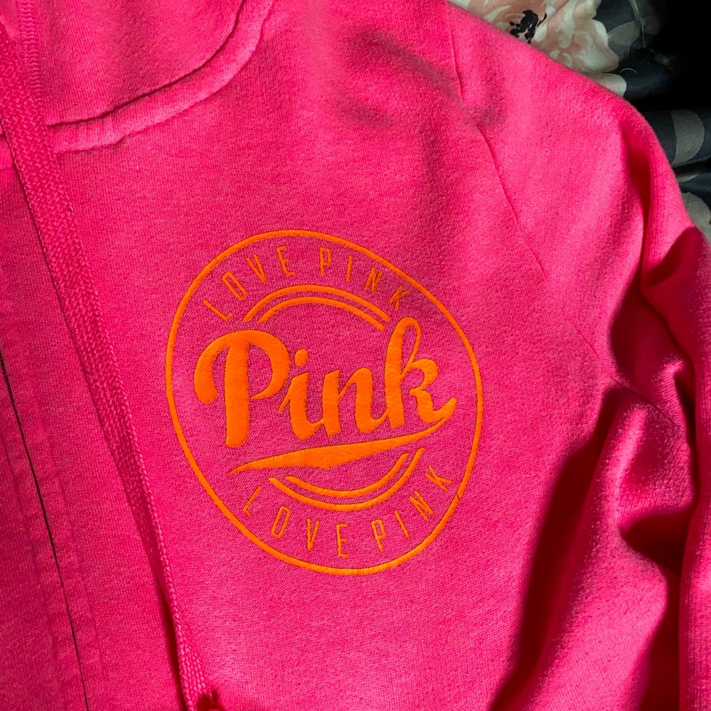 VS PINK full zip hoodie